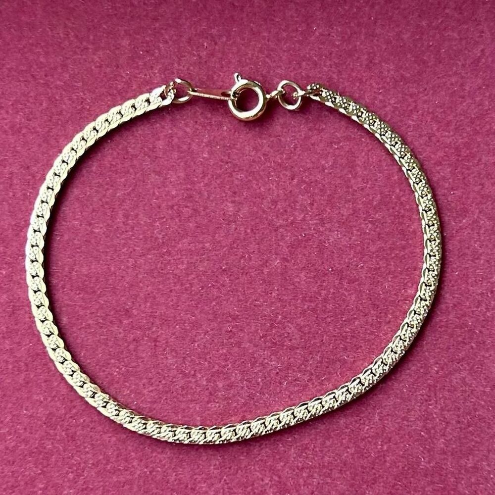 Vintage Gold Tone Chain Bracelet